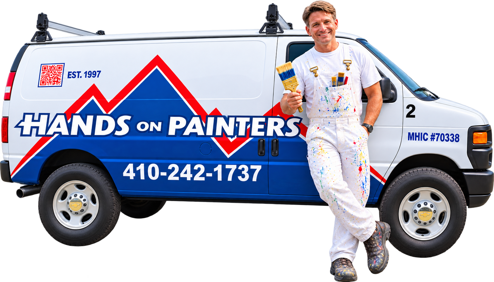 Hands On Painters service van